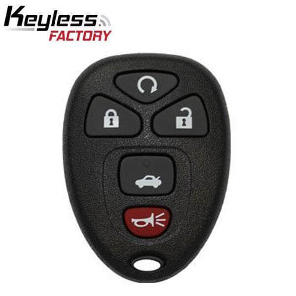 05-13 GM: Car | 5-Button Keyless Entry Remote | PN: 10337867, 15912860 | FCC: OUC60270 | SKU: R-GM-802 | Aftermarket