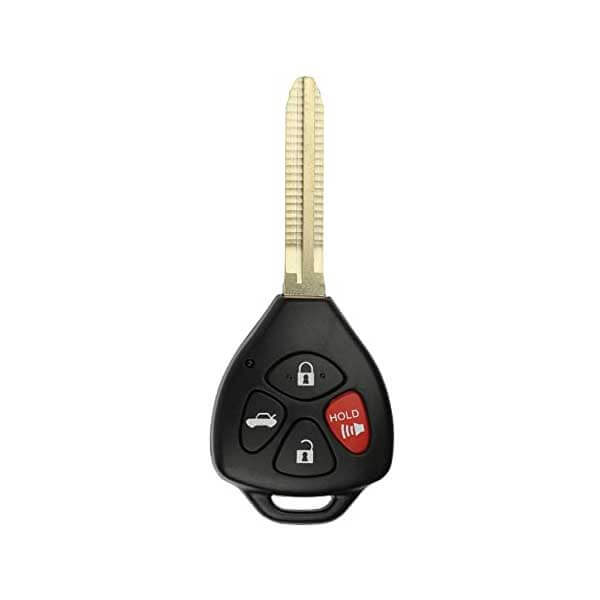05-19 Toyota: Car | 4-Button Remote Head Key SHELL, No Board, No Chip | FCC: HYQ12BBY, GQ4-29T, MOZB41TG | SKU: RHS-TOY-1020-4 | Aftermarket