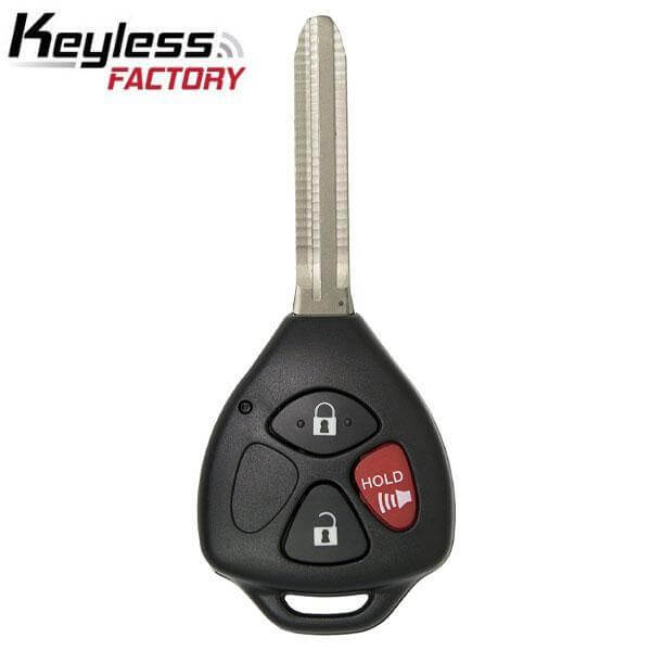 06-13 Toyota: Car, SUV | 3-Button Remote Head Key, 4D67 Chip | PN: 89070-42660 | FCC: HYQ12BBY | SKU: RK-TOY-301 | Aftermarket