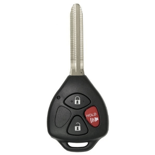 06-13 Toyota: Car, SUV | 3-Button Remote Head Key, 4D67 Chip | PN: 89070-42660 | FCC: HYQ12BBY | SKU: RK-TOY-301 | Aftermarket