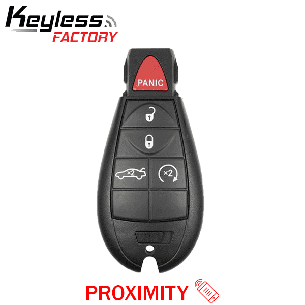 08-14 Dodge, Chrysler: Car | 5-Button Fobik Key, Keyless Go Fobik | PN: 056046694AH | FCC: IYZ-C01C | SKU: RSK-CDJ-KGF-9 | Aftermarket