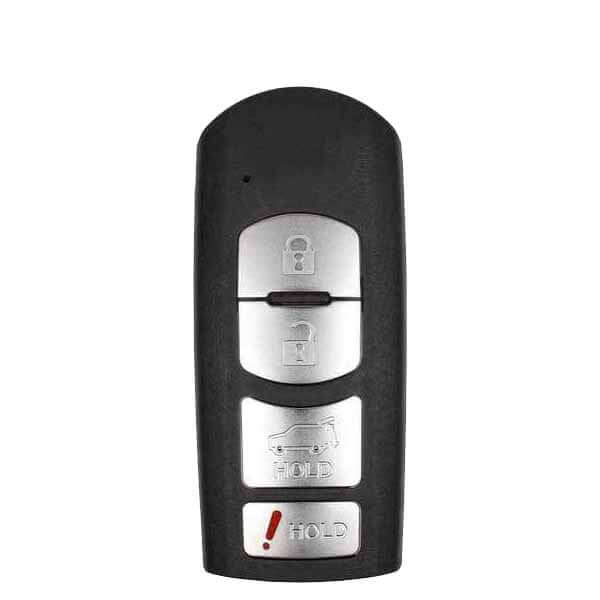 10-15 Mazda: SUV | 4-Button Smart Key w/Hatch | PN: TEY1-67-5RY | FCC: WAZX1T763SKE11A04 | SKU: RSK-MAZ-CX79 | Aftermarket