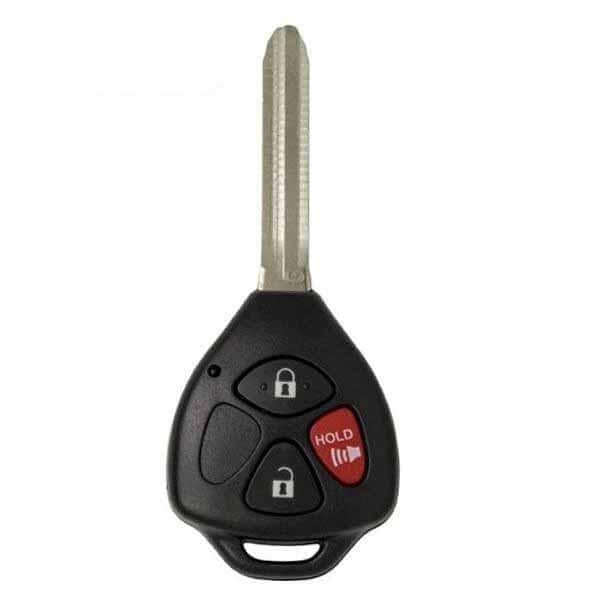 10-20 Toyota: Car, SUV | 3-Button Remote Head Key, 4D72 G Chip | FCC: HYQ12BBY | SKU: RK-TOY-304G | Aftermarket