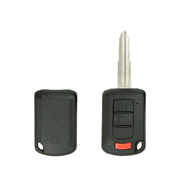 11-25 Mitsubishi: Car, SUV | MIT3 | 3-Button Remote Head Key SHELL, No Board, No Chip | PN: 6370B904, 6370B944 | FCC: OUCJ166N | SKU: MIT-SHELL-98 | Aftermarket
