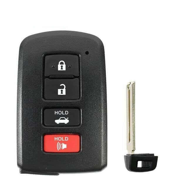 12-20 Toyota (USA): Car | 4-Button Smart Key, G-Board 0020 | PN: 89904-06140 | FCC: HYQ14FBA | SKU: RSK-TOY-00204 | Aftermarket