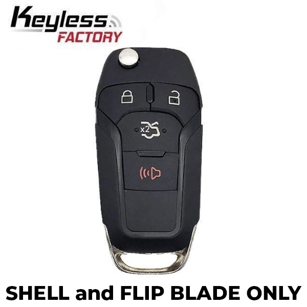 13-17 Ford: Car | Flip Key SHELL, No Board, No Chip | PN: 164-R7986 | FCC: N5F-A08TAA | SKU: FKS-FD-087 | Aftermarket