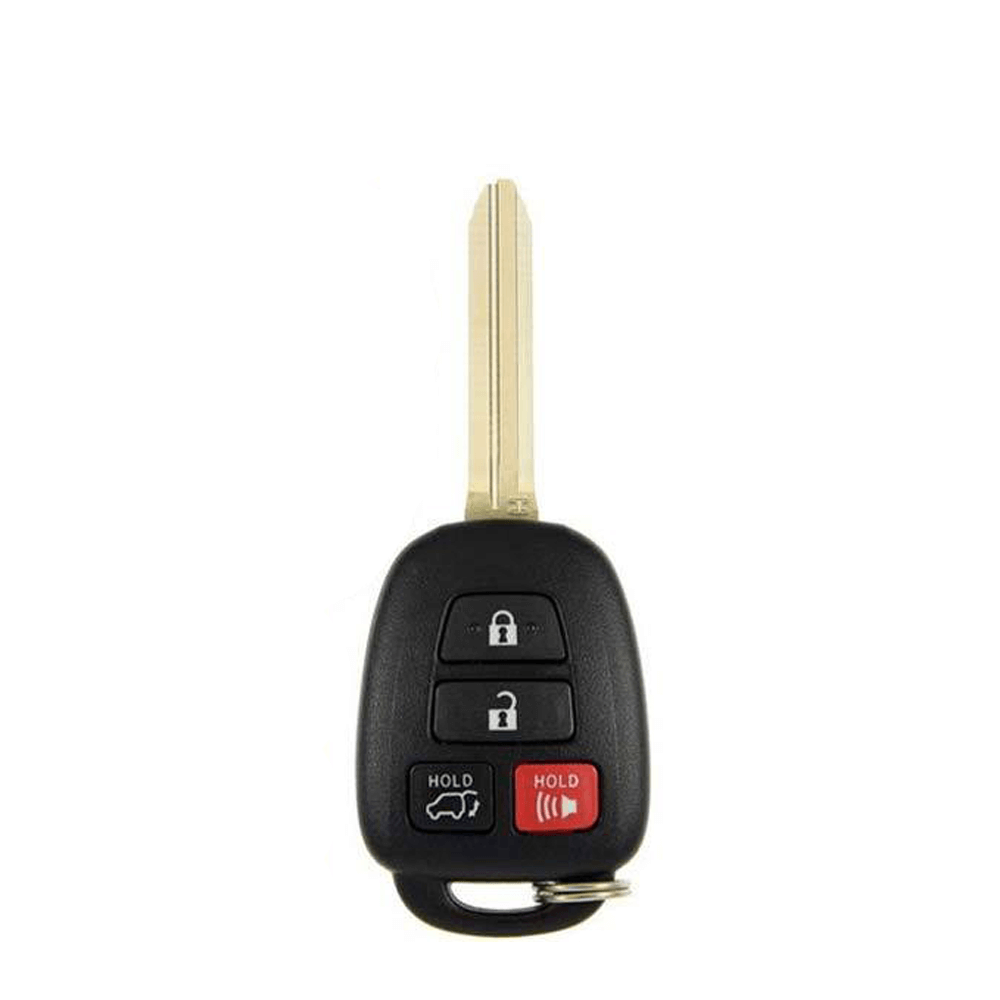 13-18 Toyota (JPN): Car | 4-Button Remote Head Key, H Chip 4D | PN: 89070-42830 | FCC: HYQ12BDM | SKU: RHK-TOY-DMR4 | Aftermarket