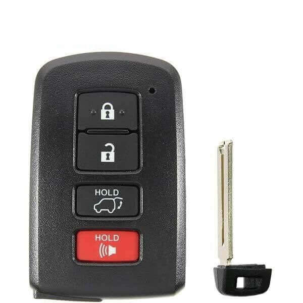 13-18 Toyota: SUV | 4-Button Smart Key, G-Board 0020 | PN: 89904-0R080 | FCC: HYQ14FBA | SKU: RSK-TOY-0020H | Aftermarket