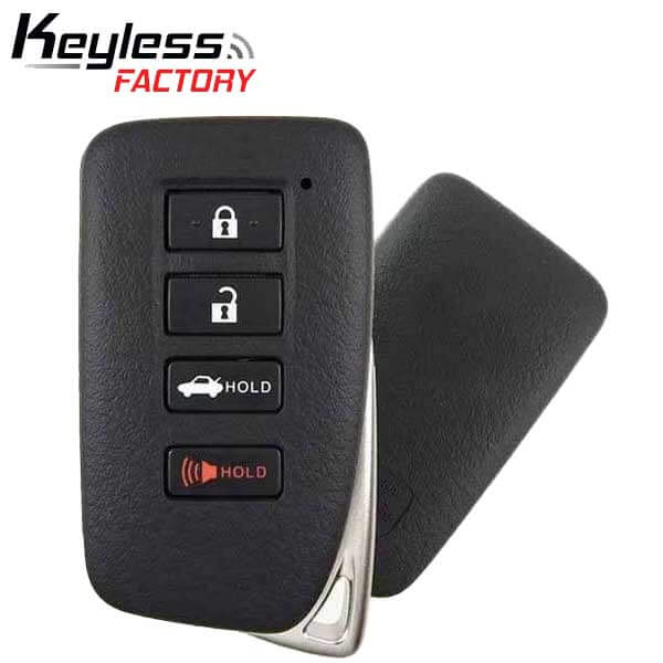 13-20 Lexus: Car | 4-Button Smart Key, AG Board | PN: 89904-53651 | FCC: HYQ14FBA | SKU: RSK-LEX-T42020 | Aftermarket