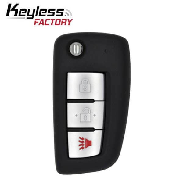 14-22 Nissan: SUV | 3-Button Flip Key, Chip 4A | PN: 28268-4BA1A | SKU: CWTWB1G767 | SKU: RFK-NIS-767 | Aftermarket