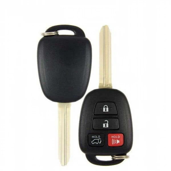 15-18 Toyota (CAN): SUV | 4-Button Remote Head Key, H Chip 4D | PN: 89070-0R221 | FCC: HYQ12BDP | SKU: RHK-TOY-RV4 | Aftermarket