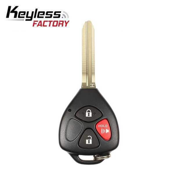 15-19 Toyota: Car | 3-Button Remote Head Key, H Chip 4D | PN: 89070-52G50 | FCC: HYQ12BBY | SKU: RK-TOY-BBYH | Aftermarket