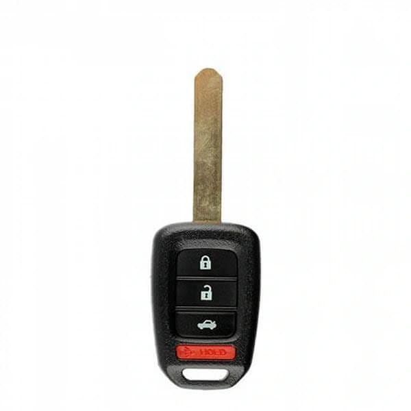 16-20 Honda: Car | 4-Button Remote Head Key, G-Chip | PN: 35118-T2A-A60 | FCC: MLBHLIK6-1TA | SKU: RK-HON-1TA-4 | Aftermarket