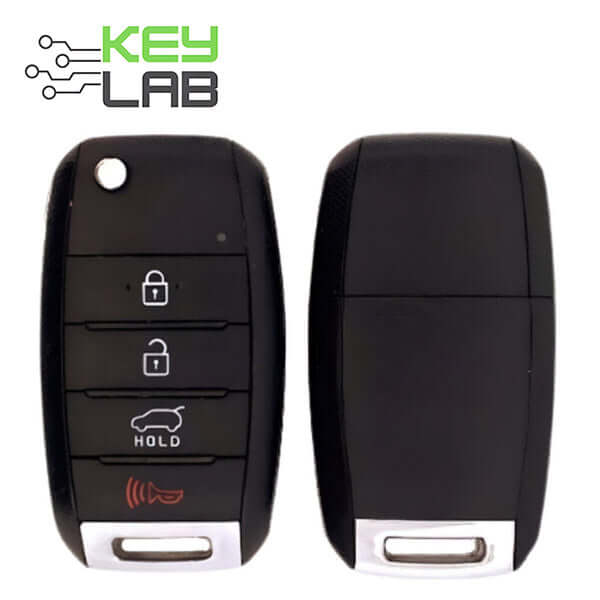 16-20 Kia: SUV | 4-Button Flip Key | PN: 95430-D9100 | FCC: TQ8-RKE-4F27 | SKU: KIA-43-AM | Aftermarket