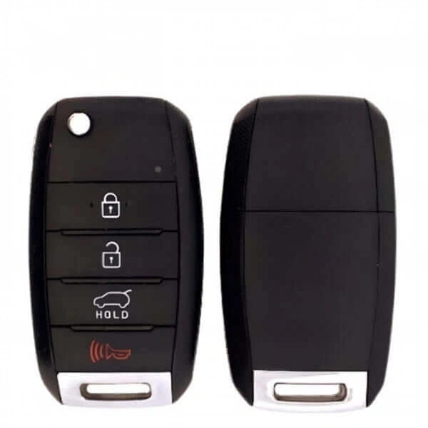 16-20 Kia: SUV | 4-Button Flip Key | PN: 95430-D9100 | FCC: TQ8-RKE-4F27 | SKU: KIA-43-AM | Aftermarket