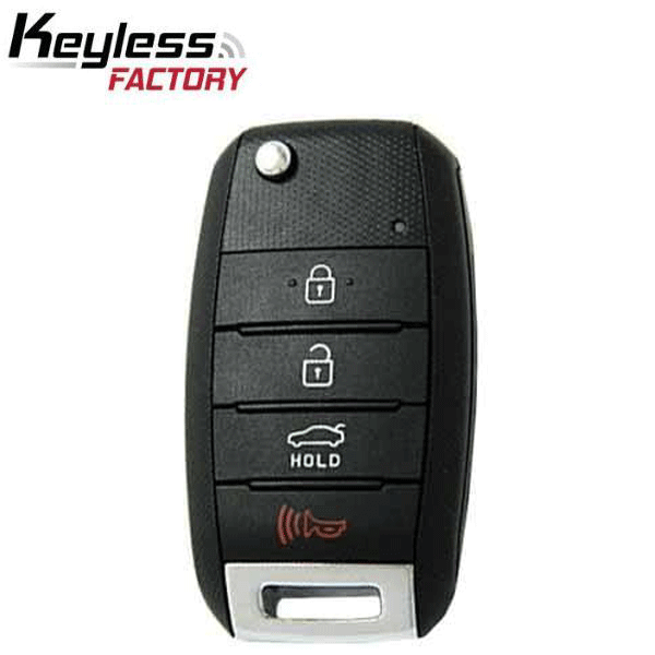 17-18 Kia: Car | 4-Button Flip Key | PN: 95430-A7200 | FCC: OSLOKA-875T (YD) | SKU: RFK-KIA-FT04 | Aftermarket