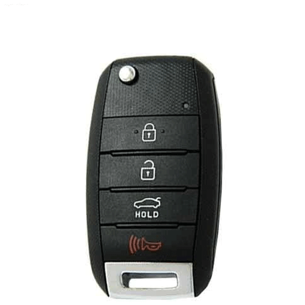 17-18 Kia: Car | 4-Button Flip Key | PN: 95430-A7200 | FCC: OSLOKA-875T (YD) | SKU: RFK-KIA-FT04 | Aftermarket