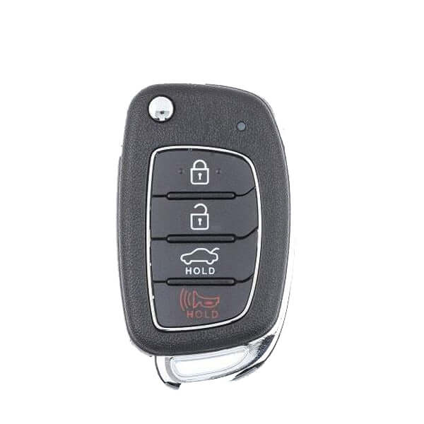 17-20 Hyundai: Car | 4-Button Remote Flip Key | PN: 95430-C1210 | FCC: TQ8-RKE-4F25 | ASSY: LF 4BT | SKU: RFK-HY-SN25 | Aftermarket