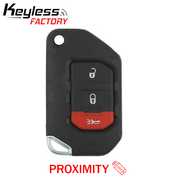 18-26 Jeep: SUV | 3-Button Flip Key | PN: 68416782AA | FCC: OHT1130261 | SKU: RFK-WRNG-3 | Aftermarket