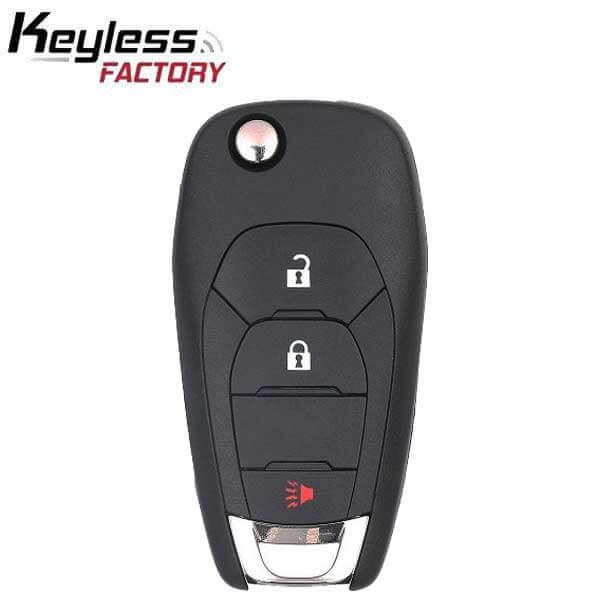 19-22 Chevrolet: Hatchback, SUV | 3-Button Remote Flip Key, 315 MHz | PN: 13522783 | FCC: LXP-T003 | SKU: RFK-GM-TR03 | Aftermarket