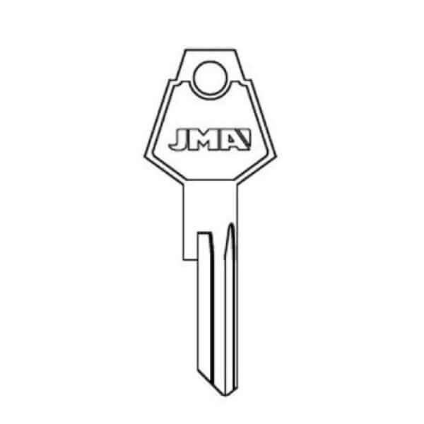 70-88 Chrysler: Car, Truck, Van | Y152 Metal Key | PN: P1770U | SKU: JMA-CHR-8E | Aftermarket