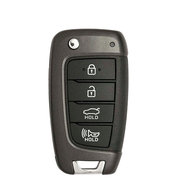 19-23 Hyundai: Car | 4-Button Flip Key, ID 47 Chip | PN: 95430-L1000 | FCC: TQ8-RKE-4F40 | SKU: HYU-278-RC | OEM Refurb