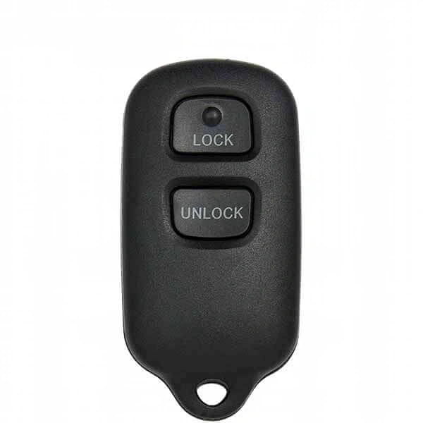 00-08 Toyota: Car, SUV | 3-Button Keyless Entry Remote | PN: 89742-42120 | FCC: HYQ12BBX | SKU: R-TOY-BBX-3 | Aftermarket