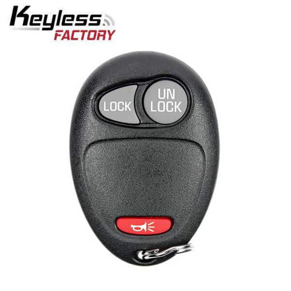 01-12 GM: SUV, Truck, Van | 06-08 Isuzu: Truck | 3-Button Keyless Entry Remote | PN: 10335583 | FCC: L2C0007T | SKU: R-G-L2C-3B | Aftermarket