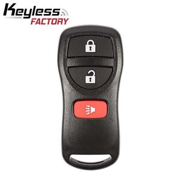02-21 Nissan, Infiniti, Suzuki: SUV, Truck, Van | 3-Button Keyless Entry Remote | PN: 28268-5W501 | FCC: KBRASTU15 | SKU: R-N-3B | Aftermarket