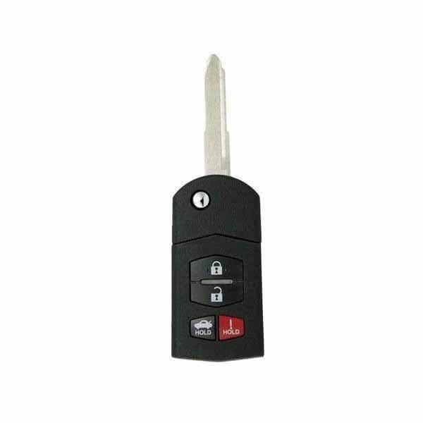 06-15 Mazda: Car | 4-Button Flip Key | PN: BBM4-67-5RY | FCC: BGBX1T478SKE125-01 | SKU: RK-MZ-SKE-4 | Aftermarket