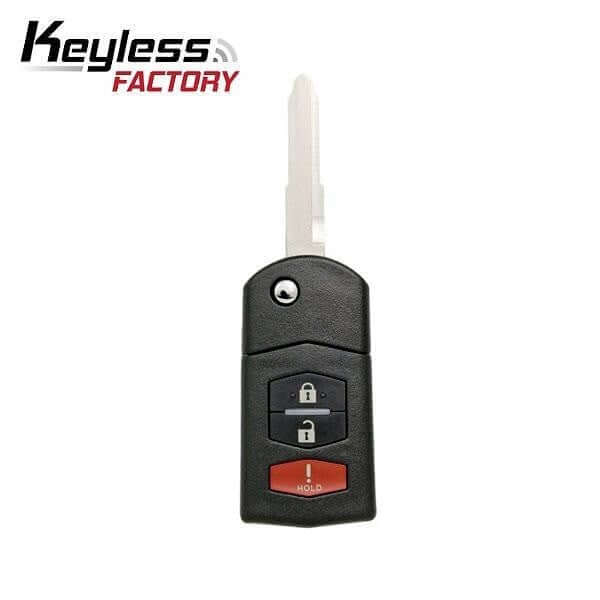 06-15 Mazda: Car, SUV | 3-Button Flip Key | PN: CC43-67-5RYC | FCC: BGBX1T478SKE125-01 | SKU: RK-MZ-SKE-3 | Aftermarket