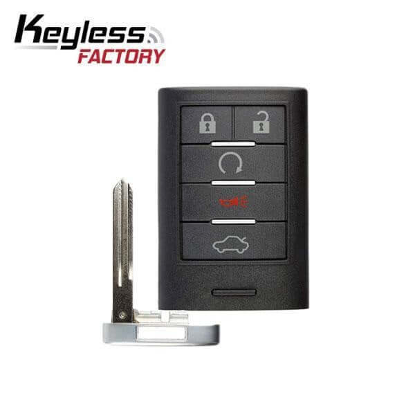 08-14 Cadillac: Car | 5-Button Smart Key | PN: 25943677 | FCC: M3N5WY7777A | SKU: RSK-GM-77A-5 | Aftermarket