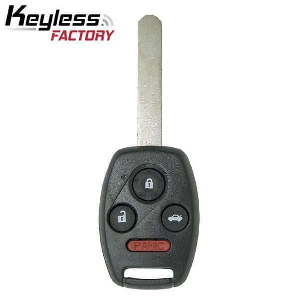 08-15 Honda: Car, SUV | 4-Button Remote Head Key | PN: 35118-TA0-A00 | FCC: KR55WK49308 | SKU: RHK-HON-ACC2 | Aftermarket
