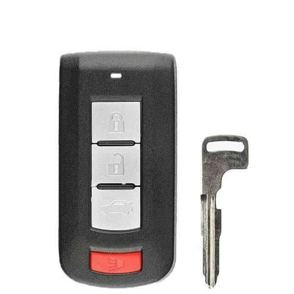 08-20 Mitsubishi: Car, SUV | 4-Button Smart Key | PN: 8637B885 | FCC: OUC644M-KEY-N | SKU: RSK-MIT-644M-4 | Aftermarket