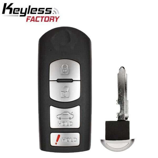 09-13 Mazda: Car | 4-Button Smart Key | PN: GSYL-67-5RY | FCC: KR55WK49383 | SKU: RSK-MZ-KR5-4 | Aftermarket