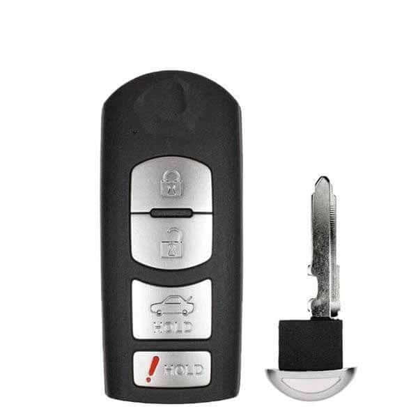 09-13 Mazda: Car | 4-Button Smart Key | PN: GSYL-67-5RY | FCC: KR55WK49383 | SKU: RSK-MZ-KR5-4 | Aftermarket