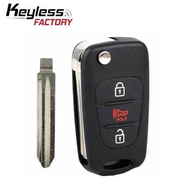 10-12 Kia: SUV | 3-Button Flip Key | PN: 95430-2K250 | FCC: NY0SEKSAM11ATX | ASSY: AM11MY | SKU: RFK-KIA-TXSL | Aftermarket