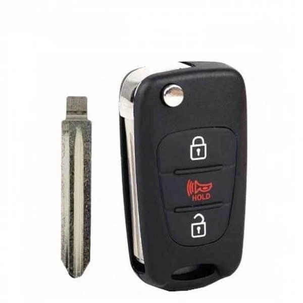 10-12 Kia: SUV | 3-Button Flip Key | PN: 95430-2K250 | FCC: NY0SEKSAM11ATX | ASSY: AM11MY | SKU: RFK-KIA-TXSL | Aftermarket