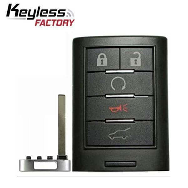 10-15 Cadillac: Car, SUV | 5-Button Smart Key | PN: 22865375 | FCC: NBG009768 | SKU: RSK-GM-NBG-5 | Aftermarket