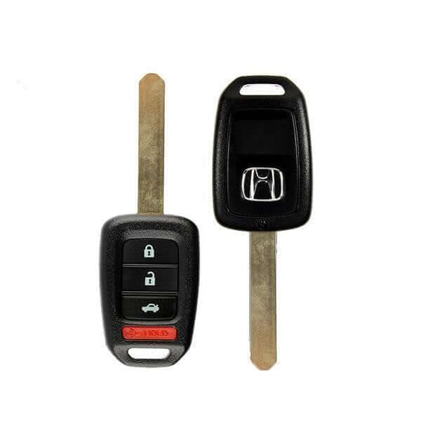 13-15 Honda: Car | 4-Button Remote Head Key, G Chip, 315 MHz | PN: 35118-T2A-A20 | FCC: MLBHLIK6-1T | SKU: RHK-ULK184 | OEM Refurb