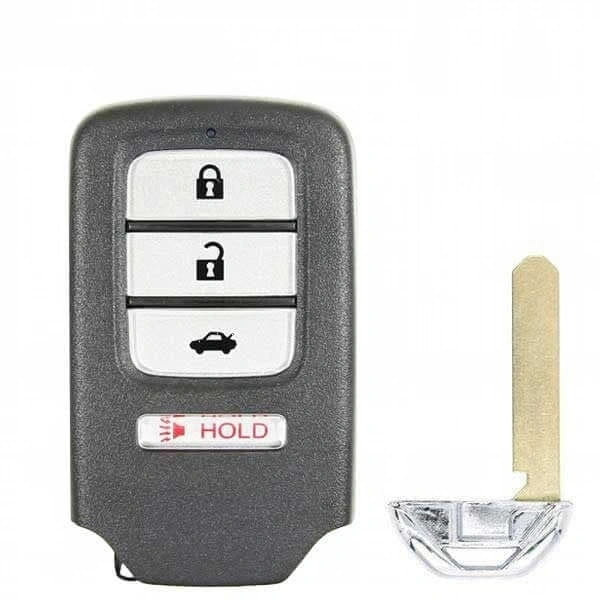 13-15 Honda: Car | 4-Button Smart Key | PN: 72147-T2A-A01 | FCC: ACJ932HK1210A | SKU: RSK-HON-AC12-4 | Aftermarket
