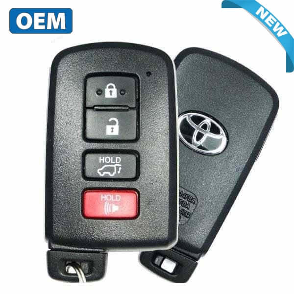 13-18 Toyota: SUV | 4-Button Smart Key, G-Board 0020 | PN: 89904-0R080 | FCC: HYQ14FBA | SKU: RSK-TOY-0R080 | OEM