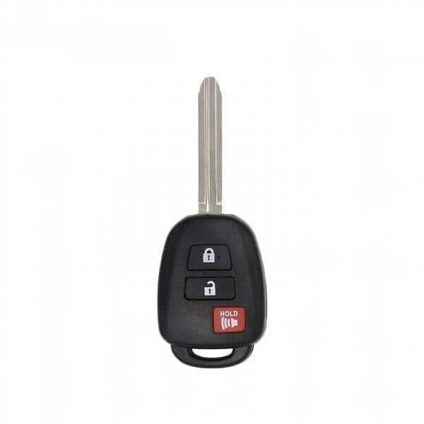 13-21 Toyota (USA): SUV, Truck | 3-BTN Remote Head Key, H Chip 4D | PN: 89071-0R040 | FCC: GQ4-52T | SKU: RHK-TOY-52TH-3 | Aftermarket