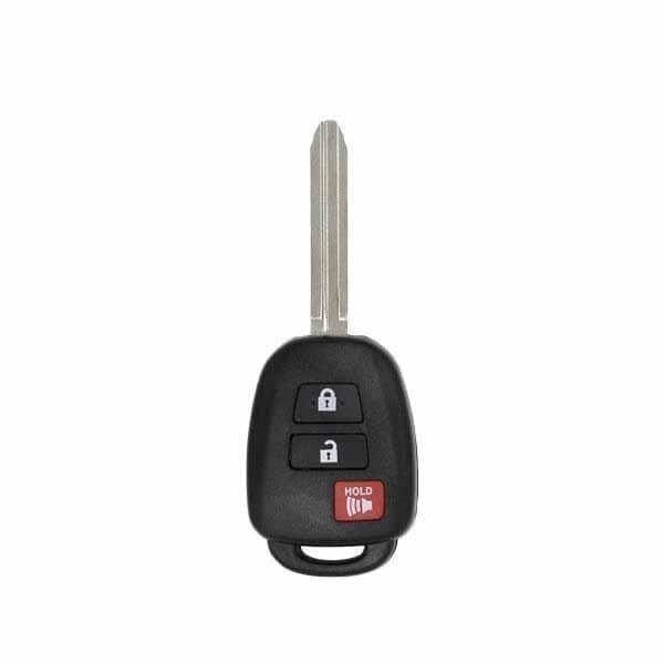 13-21 Toyota (USA): SUV, Truck | 3-BTN Remote Head Key, H Chip 4D | PN: 89071-0R040 | FCC: GQ4-52T | SKU: RHK-TOY-52TH-3 | Aftermarket