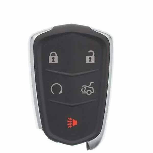 14-19 Cadillac: Car, SUV | 5-Button Smart Key | PN: 13580811 | FCC: HYQ2AB | SKU: RSK-CAD-2AB-5 | Aftermarket