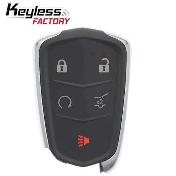 15-20 Cadillac: Car, SUV | 5-Button Smart Key, 433 MHz | PN: 13598516 | FCC: HYQ2EB | SKU: RSK-CAD-XT5 | Aftermarket