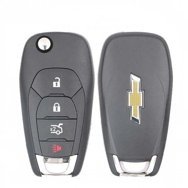 16-19 Chevrolet: Car | 4-Button Flip Key, 433 MHz, XL8 | PN: 13514135 | FCC: LXP-T004 | SKU: RFK-GM-T004 | OEM