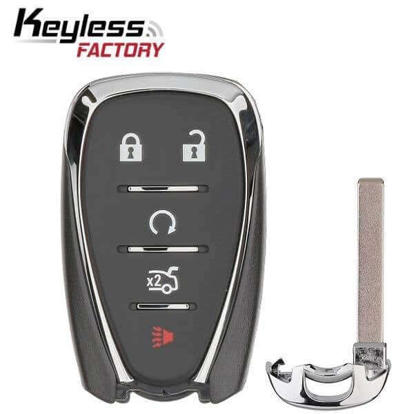 16-20 Chevrolet: Car | 5-Button Smart Key, 315 MHz, XL7 | PN: 13508768, 13585722 | FCC: HYQ4AA | SKU: RSK-GM-4AA-5TR | Aftermarket