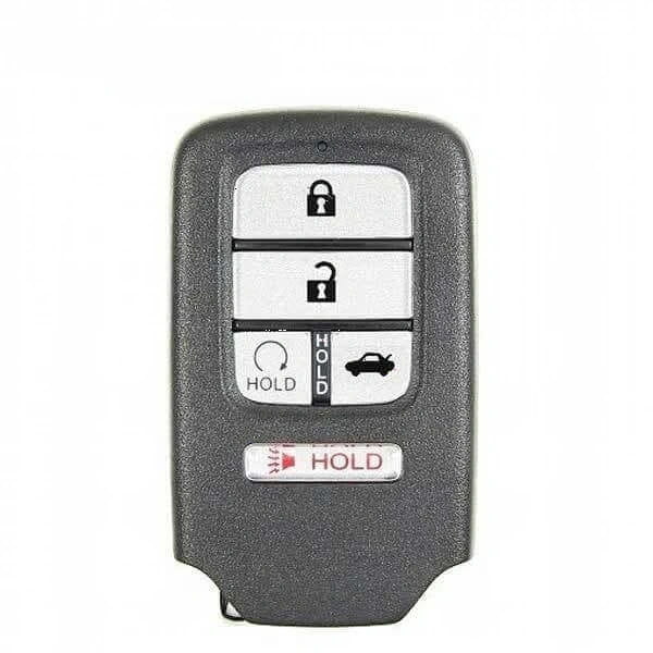 16-21 Honda: Car | 5-Button Smart Key | PN: 72147-TBA-A11 | FCC: KR5V2X | SKU: RSK-HON-CIV-5 | Aftermarket