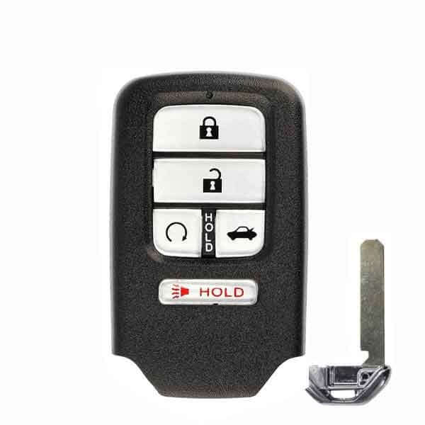 16-21 Honda: Car | 5-Button Smart Key | PN: 72147-TBA-A11 | FCC: KR5V2X | SKU: RSK-HON-CIV-5 | Aftermarket